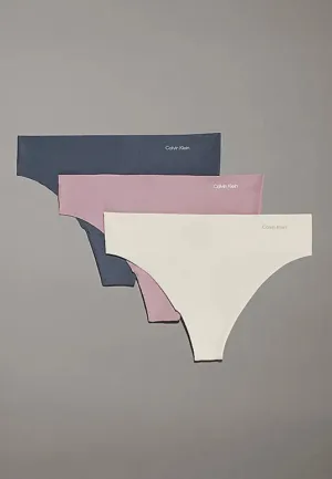 Calvin Klein 3-pack naadloze dames strings - Seamless multipack dames onderbroeken - Calvin Klein strings