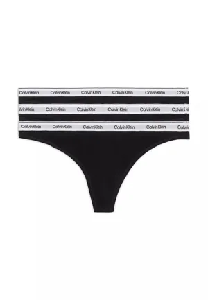 Calvin Klein strings 3-pack - Calvin klein ondergoed dames - Multipack katoenen dames strings - Voordeelverpakking - Sale