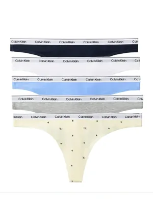 Calvin Klein 5-pack dames trings - Thong - Calvin klein ondergoed dames