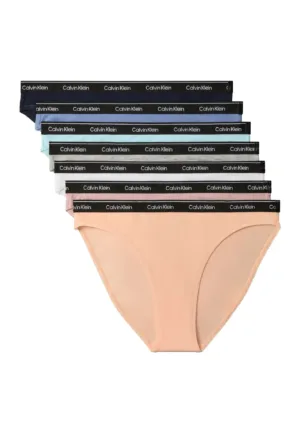 Calvin Klein 7-pack lage Slips dames - Low Rise - Katoenen dames mini slips - Dames onderbroeken