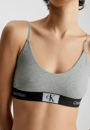 Calvin Klein Bralette Katoen - CK96 - Katoenen Bh topje met spaghetti bandjes - Zonder vulling