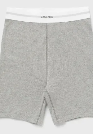 Calvin Klein Dames pyjamabroek Korte loungebroek - Cotton Stretch Rib
