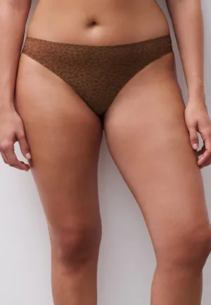 Chantelle naadloze string - Soft Stretch - Wild Brown - Invisible onzichtbare vrouwen string - Copy