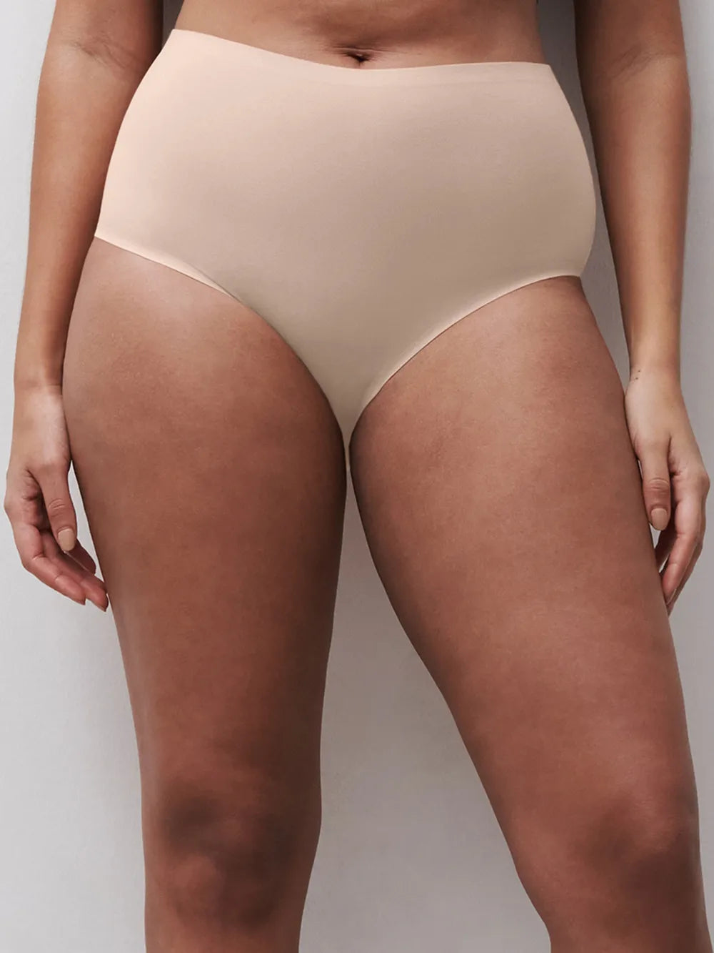 Chantelle naadloze taille slip - Soft Strech - High waist brief XL/4XL - Grote maten vrouwen hoge slip