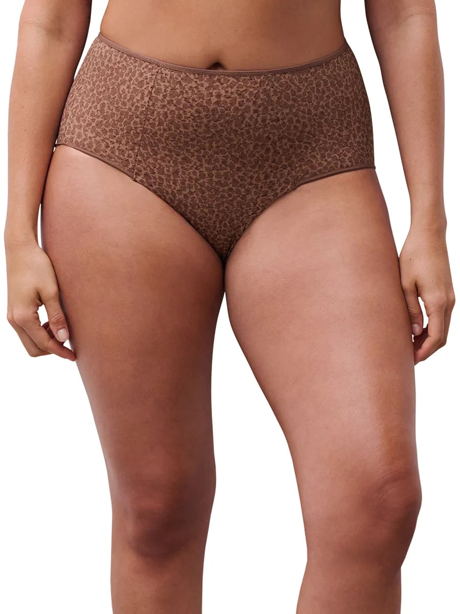 Chantelle Norah high waist taille dames slip - Kant