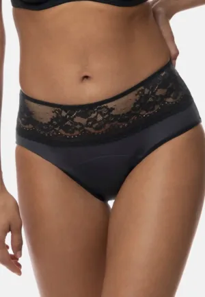 2-pack Menstruatie Midi Slip - Menstruatie ondergoed - Lace - Kanten incontinentie ondergoed