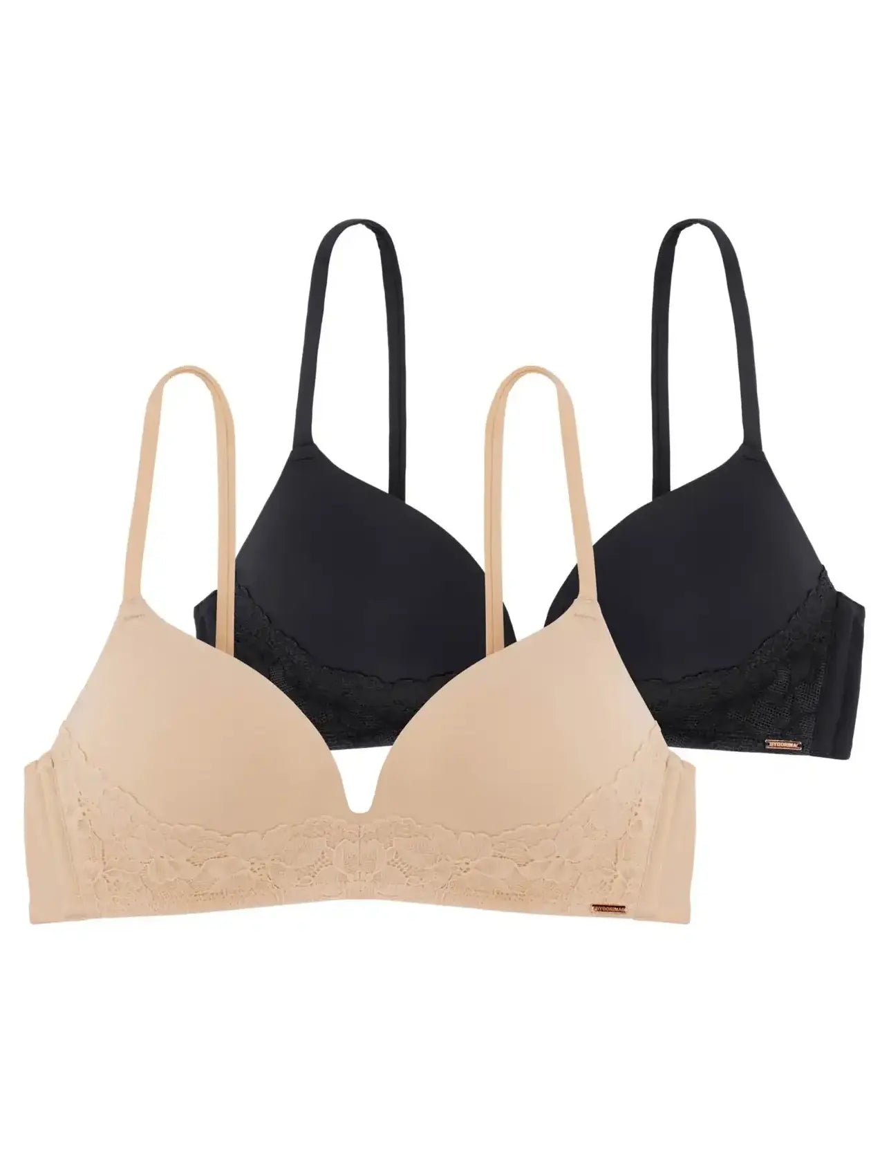 2-pack voorgevormde BH zonder beugel - Fili Lace - Kanten T-shirt bh zonder vulling