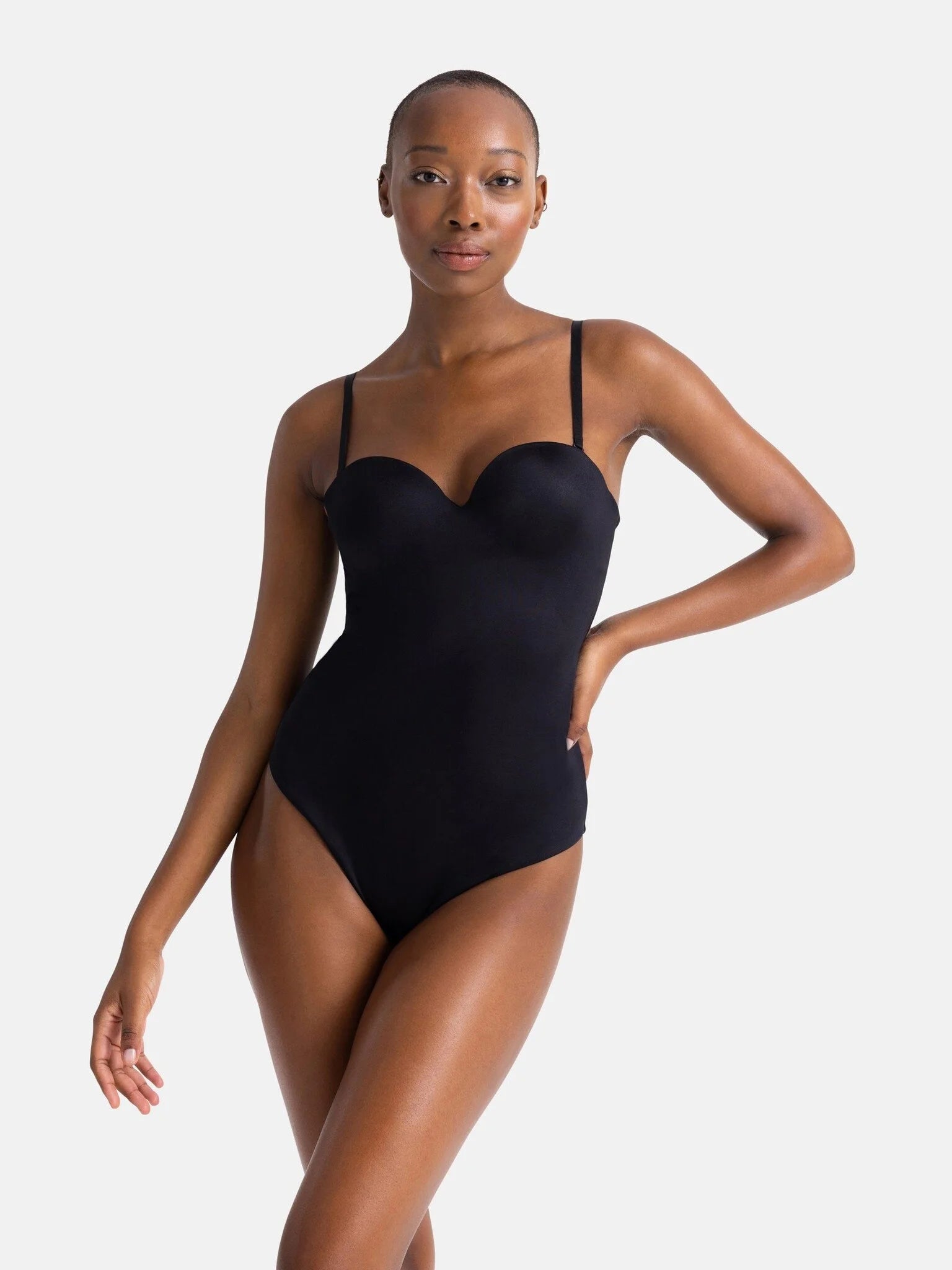 Strapless corrigerende body dames naadloos - Sublime Sculpt - Shapewear bodysuit met spaghetti bandjes