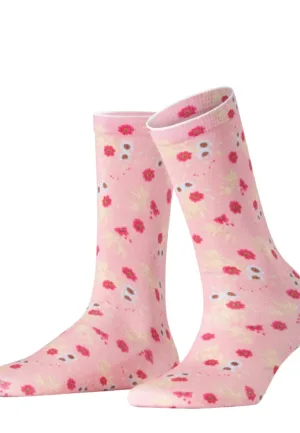Burlington Floral Romance - Dames Sokken - Katoen