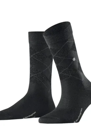 Burlington Wollen dames Lurex sokken - Marylebone - Merino wollen sokken met glitter