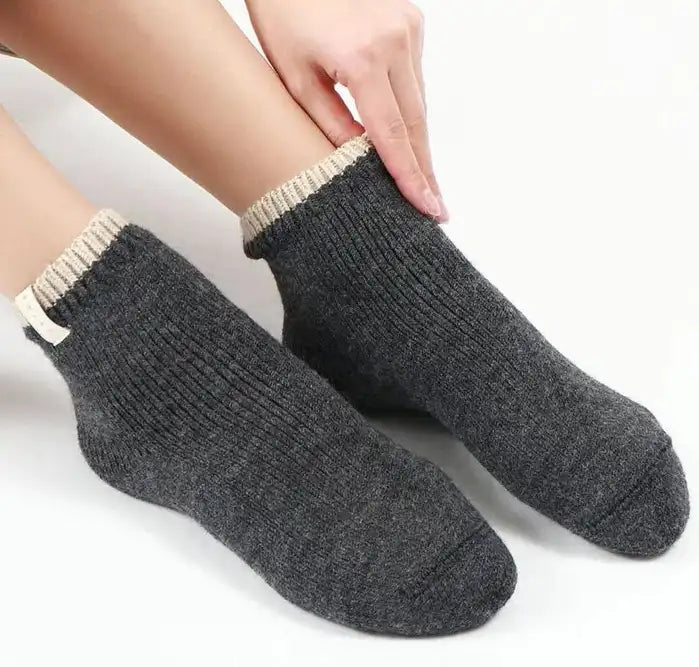 FALKE Cosy Plush - Warme wollen korte dames sokken - Huissokken - Wollen bedsokken dames - Warme sokken dames