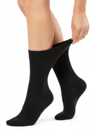 FALKE Sensitive London Dames Sokken - Diabetes sokken - Anti knel katoenen kousen