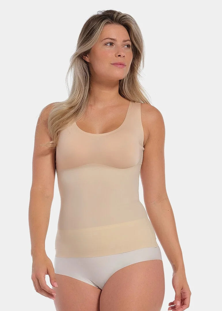 Magic corrigerend hemd brede bandjes 01DT - Naadloos Shapewear onderhemd buik corrigerend
