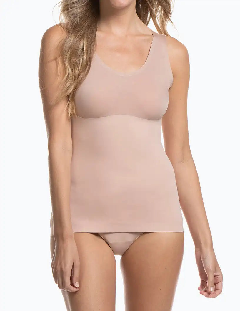 Magic corrigerend hemd brede bandjes 01DT - Naadloos Shapewear onderhemd buik corrigerend