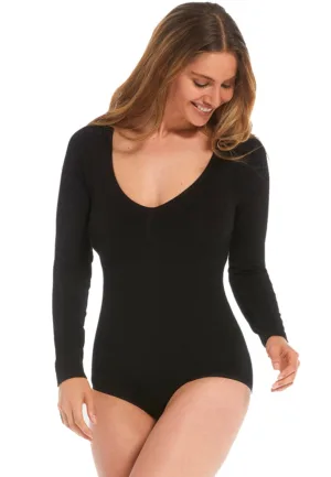 Magic zwarte body bamboe - Bamboo bodysuit
