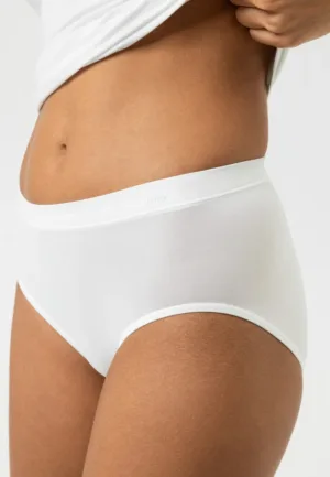 Emotion - dames taille slip viscose - Comfortabele hoge dames onderbroek - Katoenen kruisje