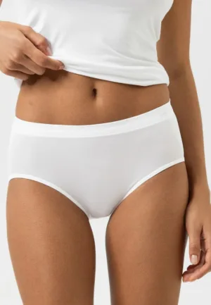 Emotion - dames taille slip viscose - Comfortabele hoge dames onderbroek - Katoenen kruisje