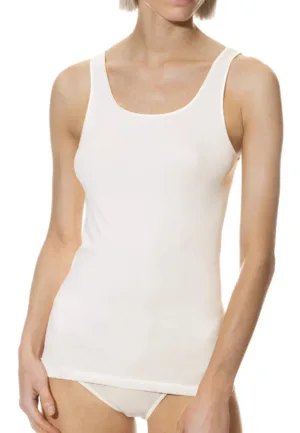 Mey Emotion - Viscose dames hemd brede band - Vrouwen singlet - Naadloos comfortabel onderhemd