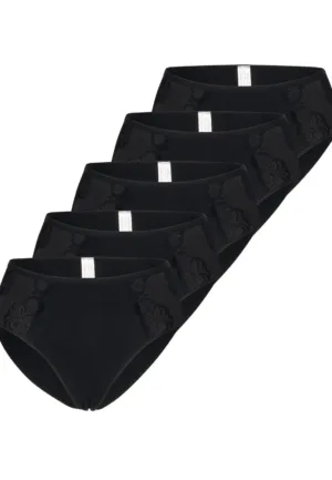 Nina von C 6-pack - dames maxi-taille slip kant