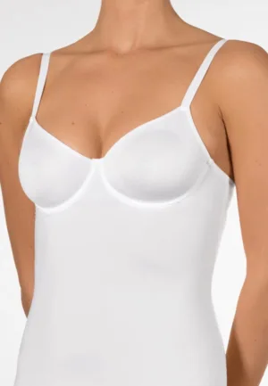 Nina von C BH hemdje met beugel zonder vulling - Secret shape - Zwart - Wit - Creme