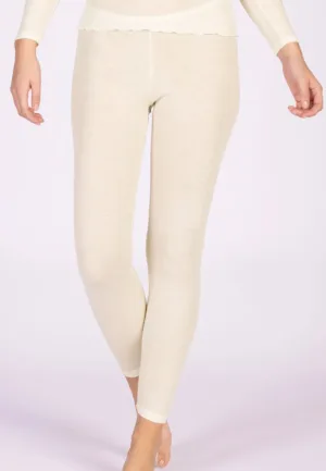 Dames Wollen legging / Thermo broek - Merino wollen thermisch lange onderbroek