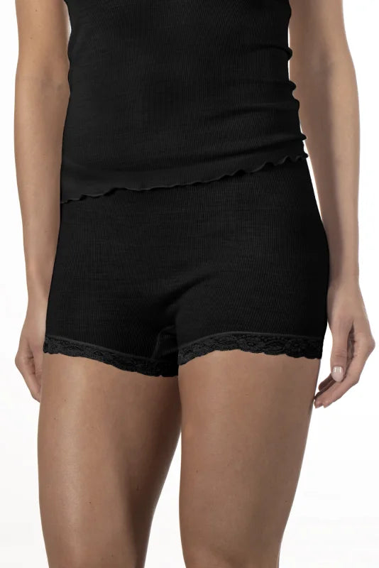 Wollen ondergoed - boxershort - Pagenslip - Warme merino wollen kanten dames onderbroek