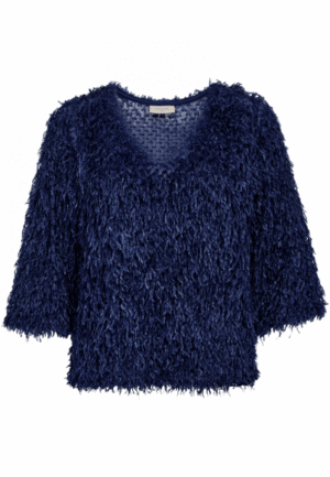 FreeQuent - Blauw | Dames | Blouse | Blauw | L | regular | Kamst mode
