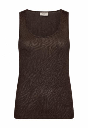 FreeQuent - Bruin | Dames | Top | Bruin | XS | regular | Kamst mode