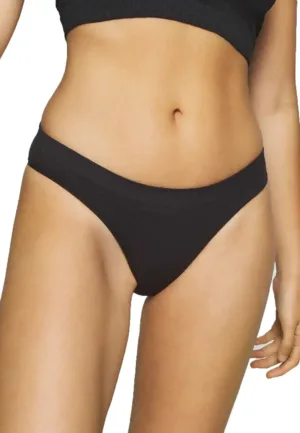 2-Pack dames high leg lips - Rib