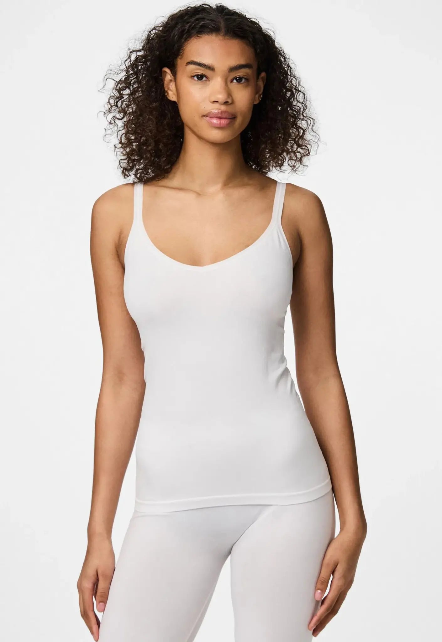 Dames hemd - spaghetti bandjes - Plain Top - Basic vrouwen onderhemd microfiber