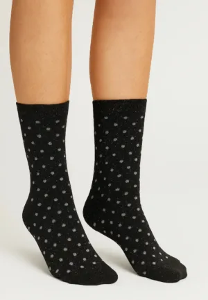 Dames sokken 1-pack - Dots - Vrolijke en leuke dames sokken met stippel print