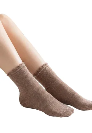 Dames sokken 1-pack - Glitter - Katoenen Lurex sokken - Glitter