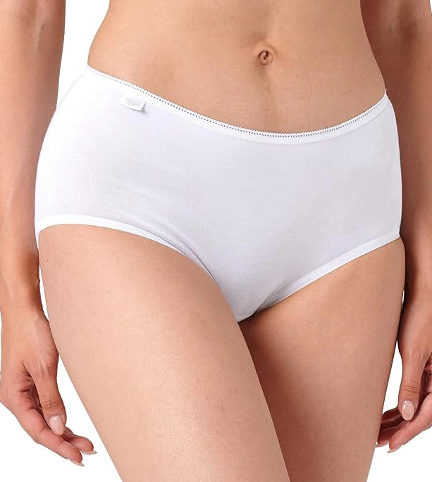 Dames 24/7 midi heup slip - Natural katoen
