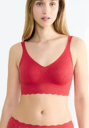 Sloggi Zero Feel Kanten Bralette gevuld - Bliss - Bh Top met smalle bandjes - Uitneembare vulling