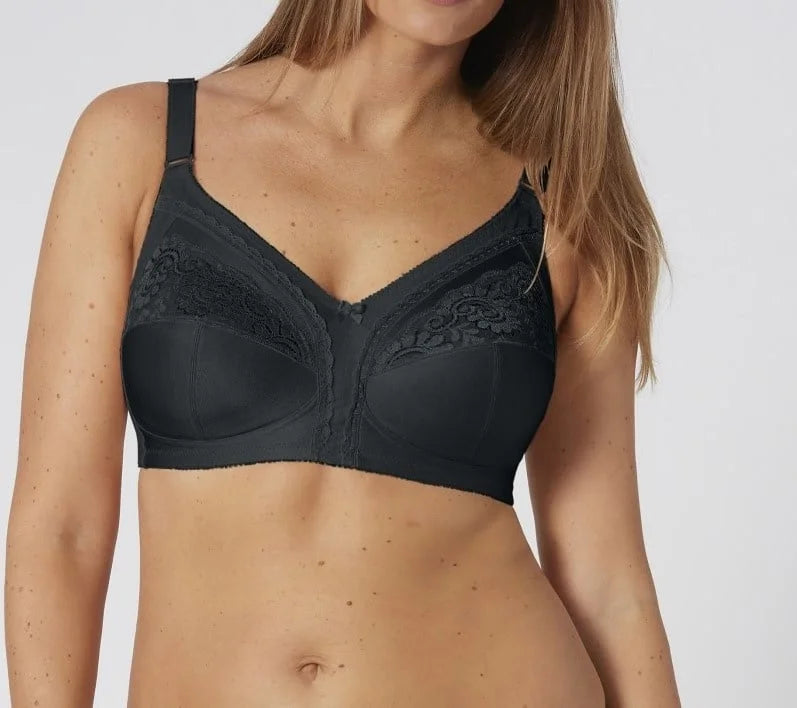 BH Claudette 104 N - Kanten Bh zonder beugels - Klassieke senioren bh - Stevige ondersteuning