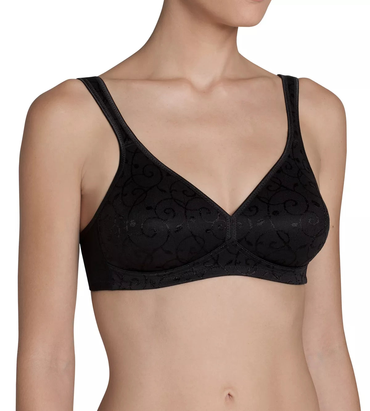 BH Elegant Cotton N - Stevige bh Zonder beugels - Klassieke bh wit en zwart