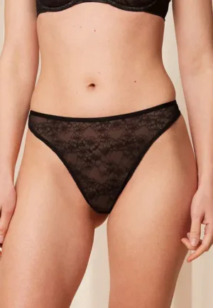 Bright Spotlight high leg string - Kanten hoog opgesneden string