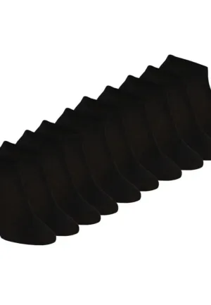 Primair 10-paar Sneakersokken - Multipack Enkelsokken - Dames & heren sokken voordeelverpakking