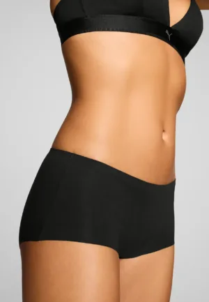 Puma 2-Pack dames Hipsters - Zwarte Katoenen dames onderbroeken - Shorts