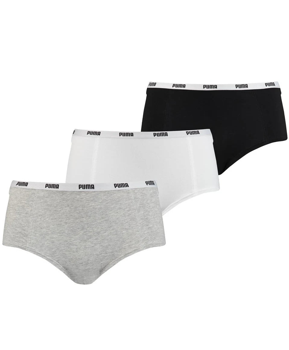 3-Pack dames mini Boxershorts - Katoen dames ondergoed - Vrouwen hipster