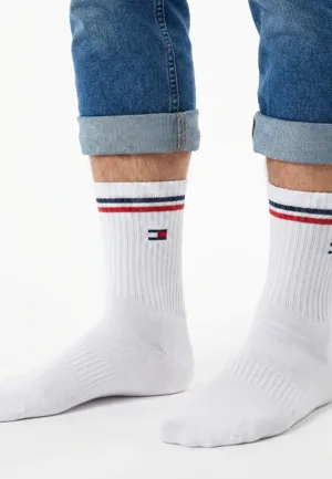 Tommy Hilfiger Unisex Crew Socks 2-paar - Sport crew sokken dames en heren