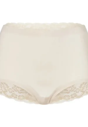 Ten Cate dames secrets kanten taille slip - Invisible - Colours - Kanten hoge dames maxi slip naadloos