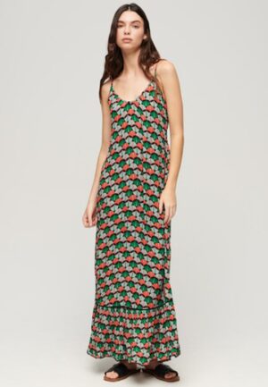 Beach Maxi-hemdjurk Oranje Grootte: 42