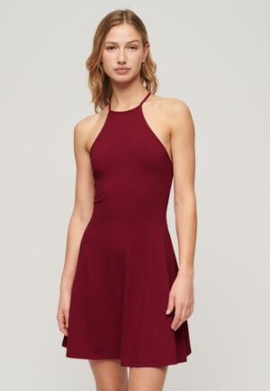 Fit & Flare Mini-jurk van Jersey Rood Grootte: 42