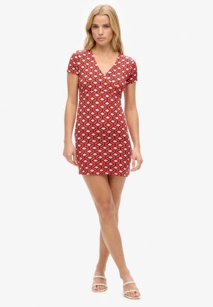 Mini-dagjurk met Print Oranje Grootte: 40