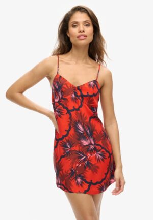Cami-minijurk met Print Rood Grootte: 36