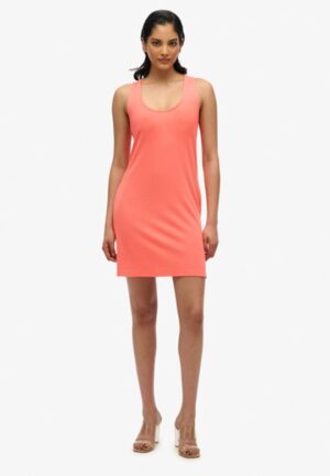 Mouwloze Mini Jurk Cream Grootte: 44