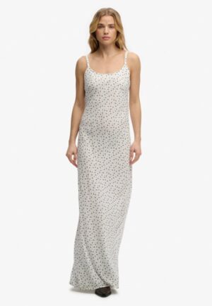 Maxi-jurk met Print White Grootte: 34