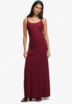 Maxi-jurk met Print Red Grootte: 38