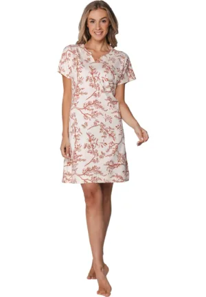 Pastunette dames nachthemd korte mouw - Blossom